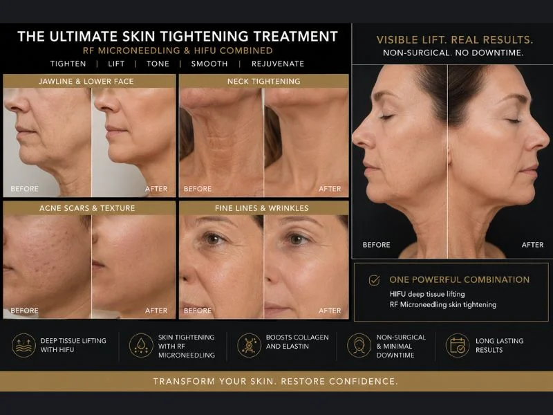 Results of combined treatment for the ultimate skin tightening treatment Liberton